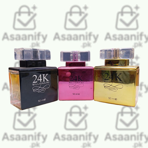 💎 24K Millionaire Perfume – Unisex Luxury Fragrance – 50ml