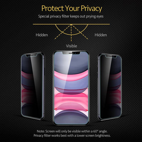 iPhone 15 Plus Privacy Anti-Spy Tempered Glass Screen Protector